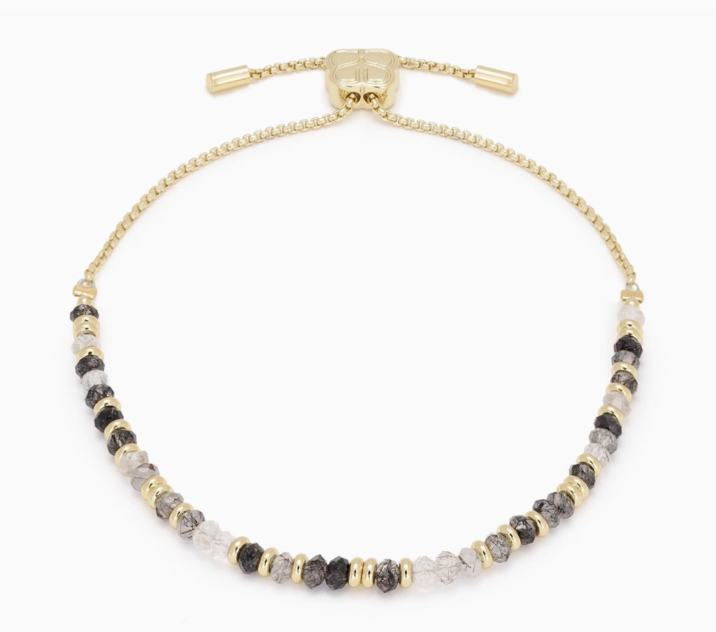 Boho Betty Black Rutilated Quartz Bracelet