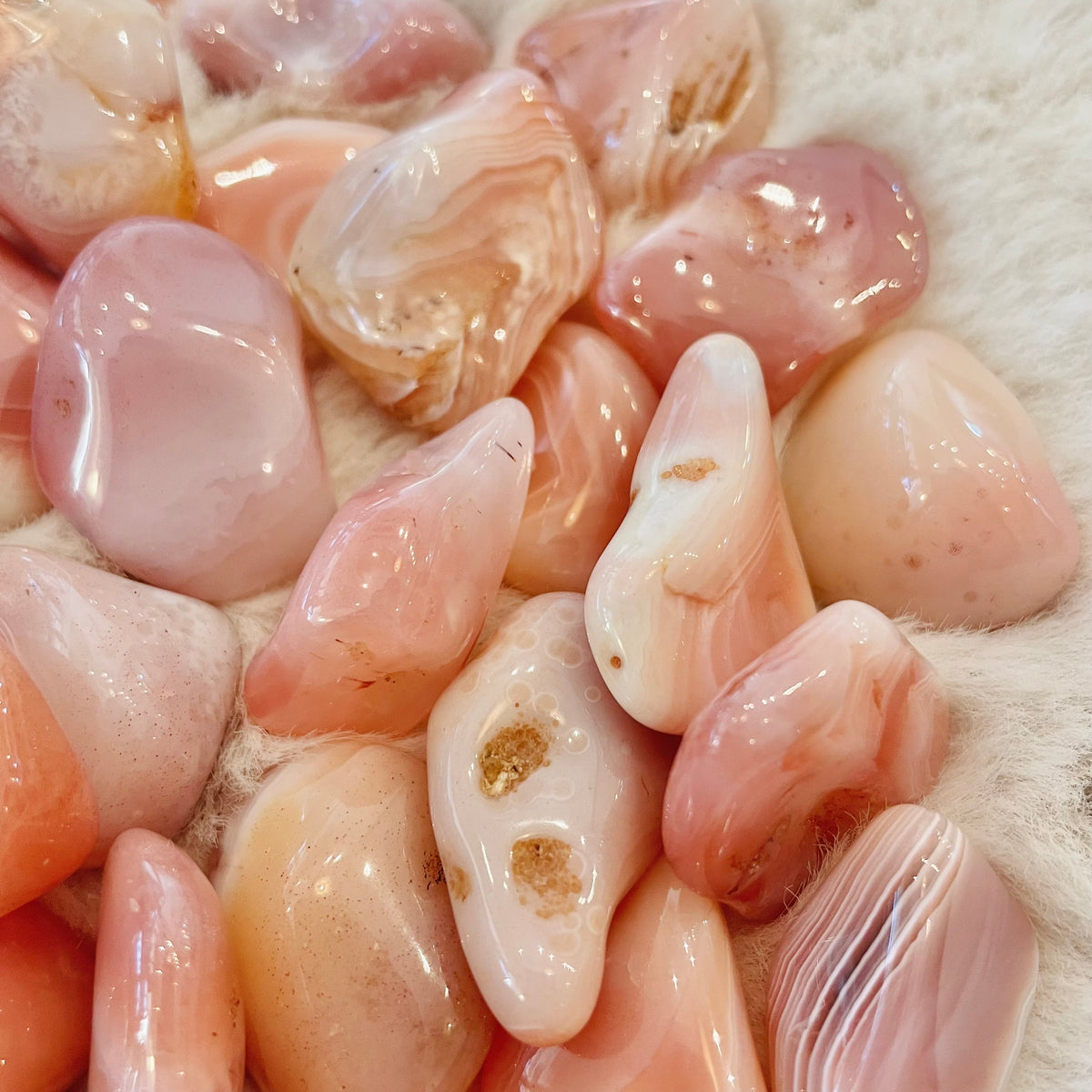 Apricot Agate Tumble