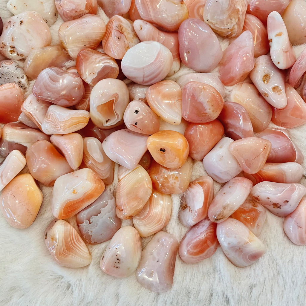 Apricot Agate Tumble