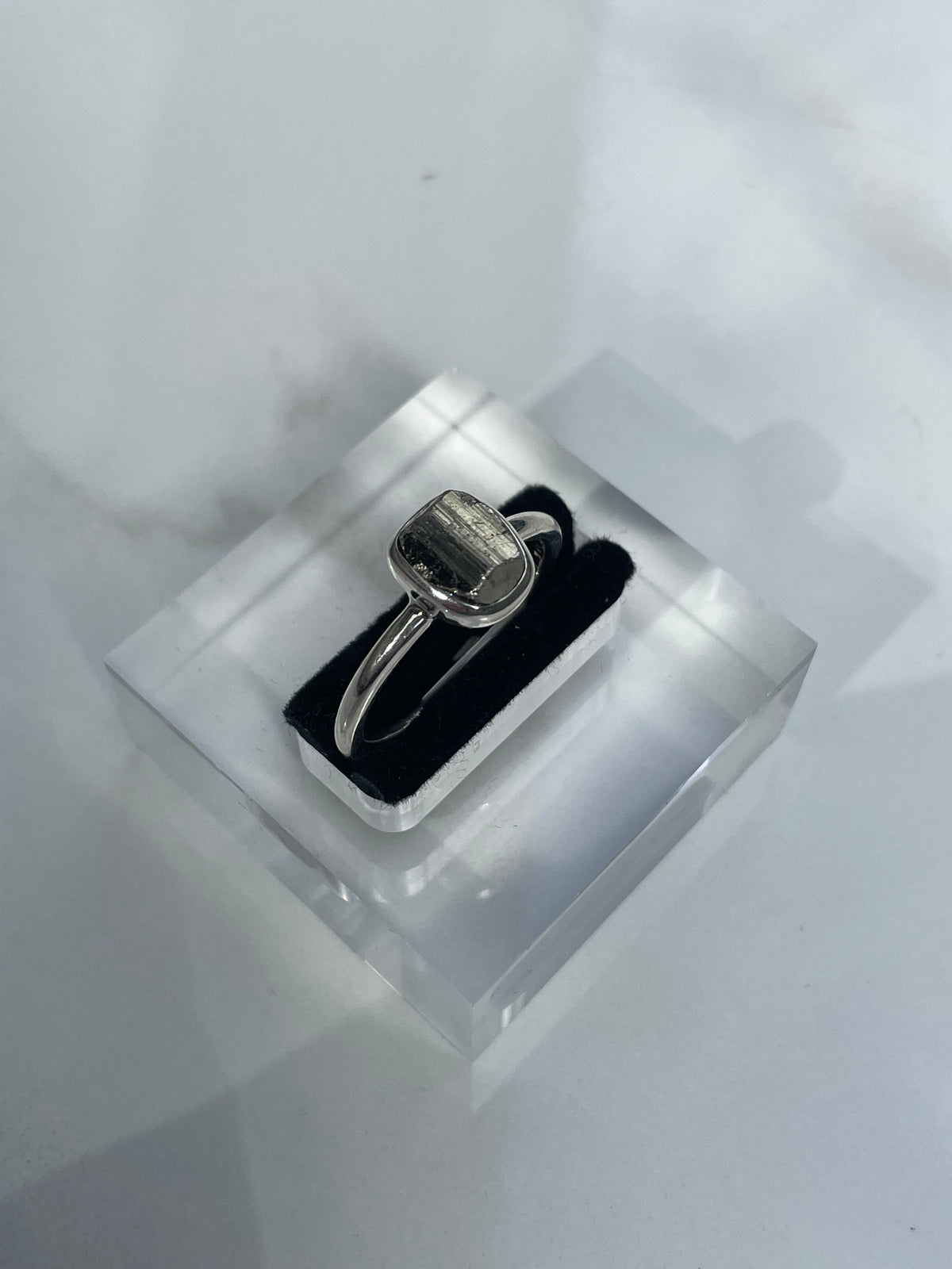 Pyrite Small Chunk Ring - US 9.5