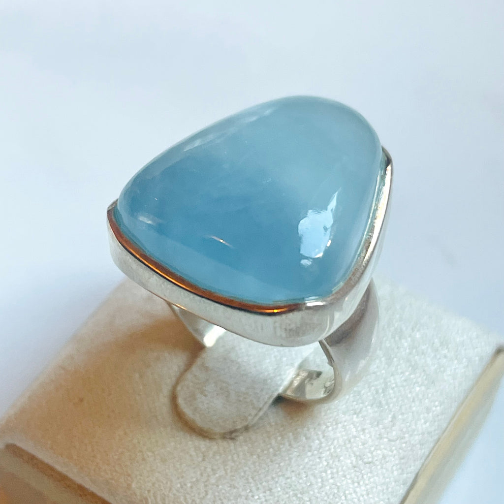Larimar Large Freeform Ring - US 8