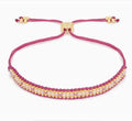 Boho Betty - Starshine Pink Beaded Friendship Bracelet