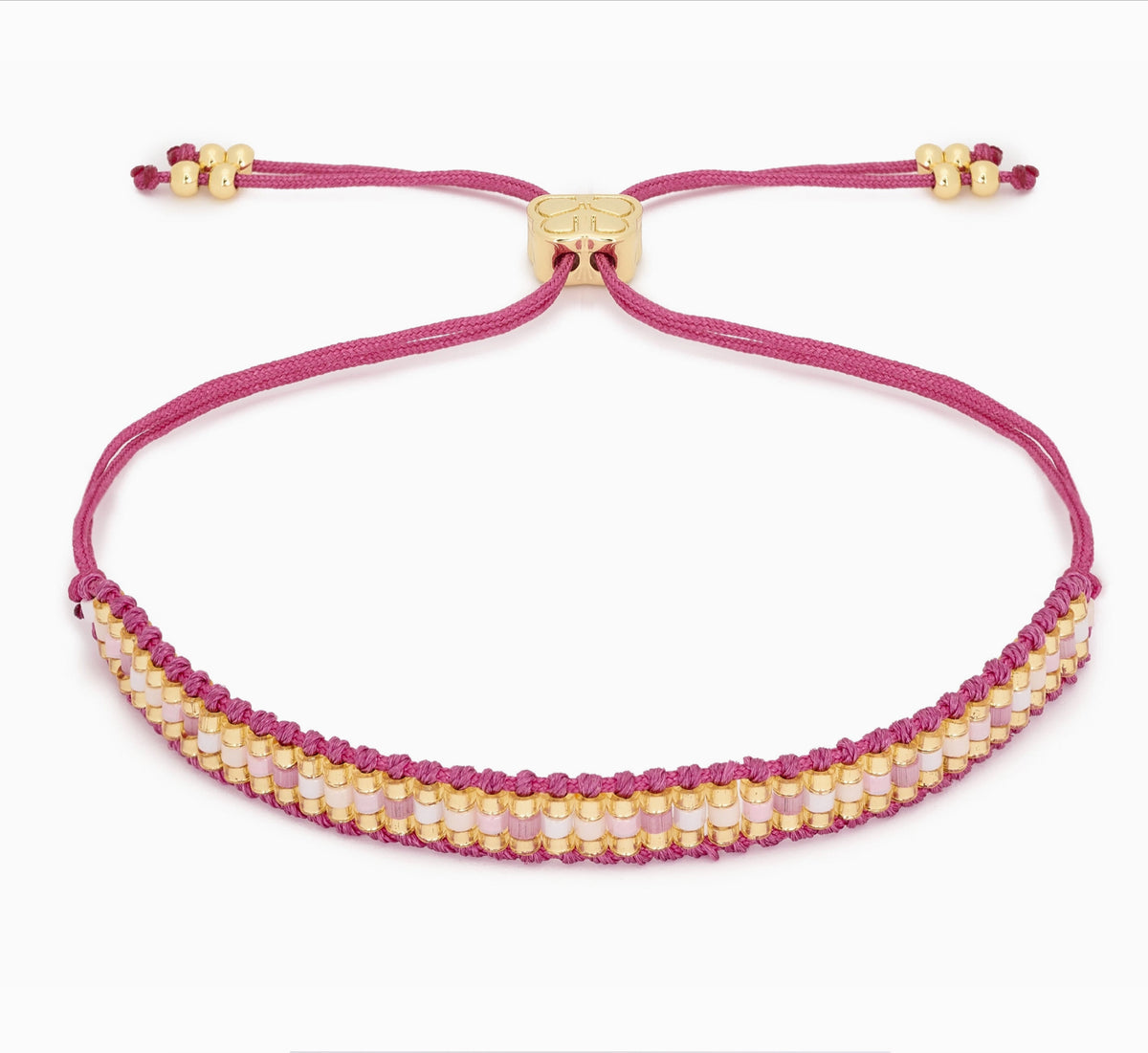 Boho Betty - Starshine Pink Beaded Friendship Bracelet