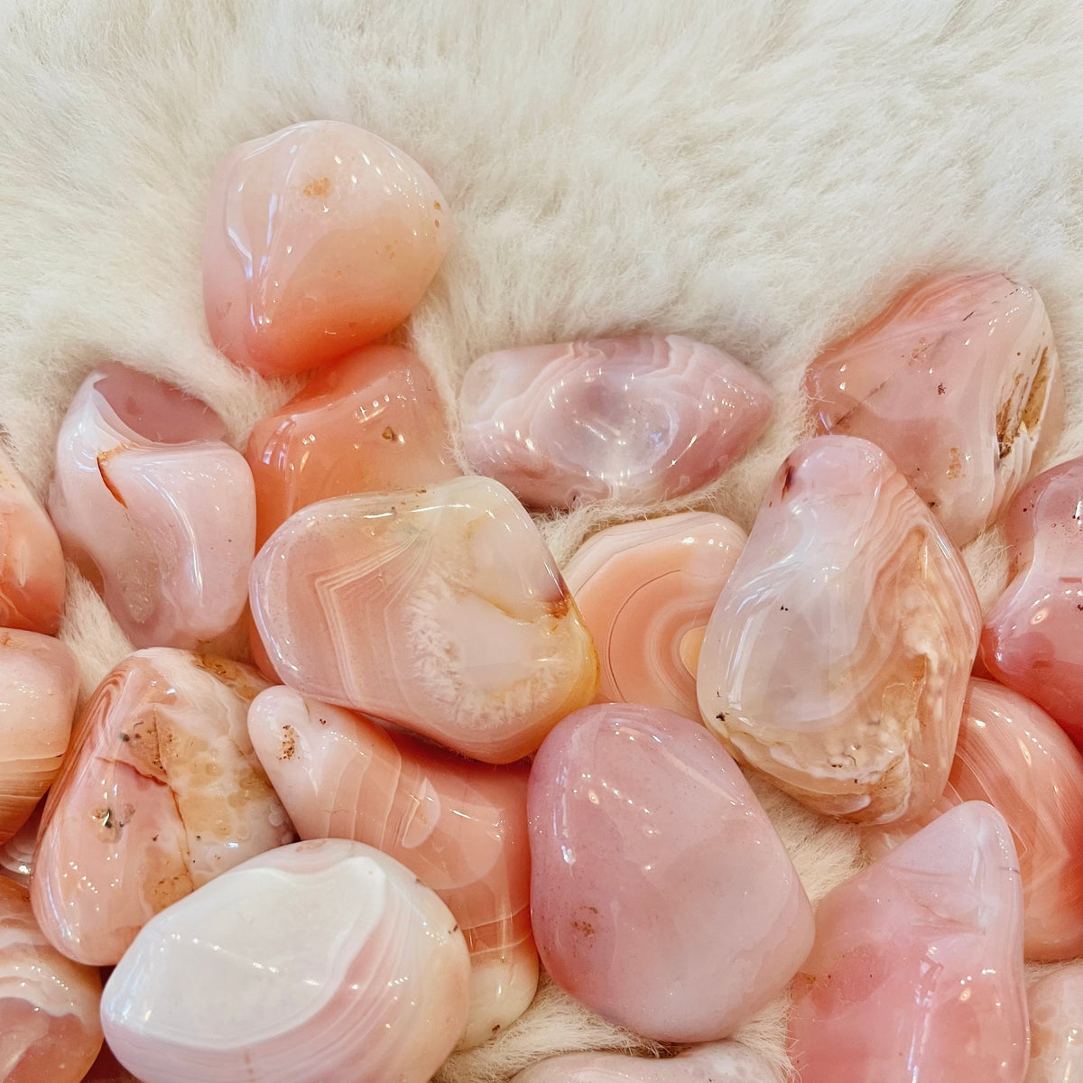 Apricot Agate Tumble
