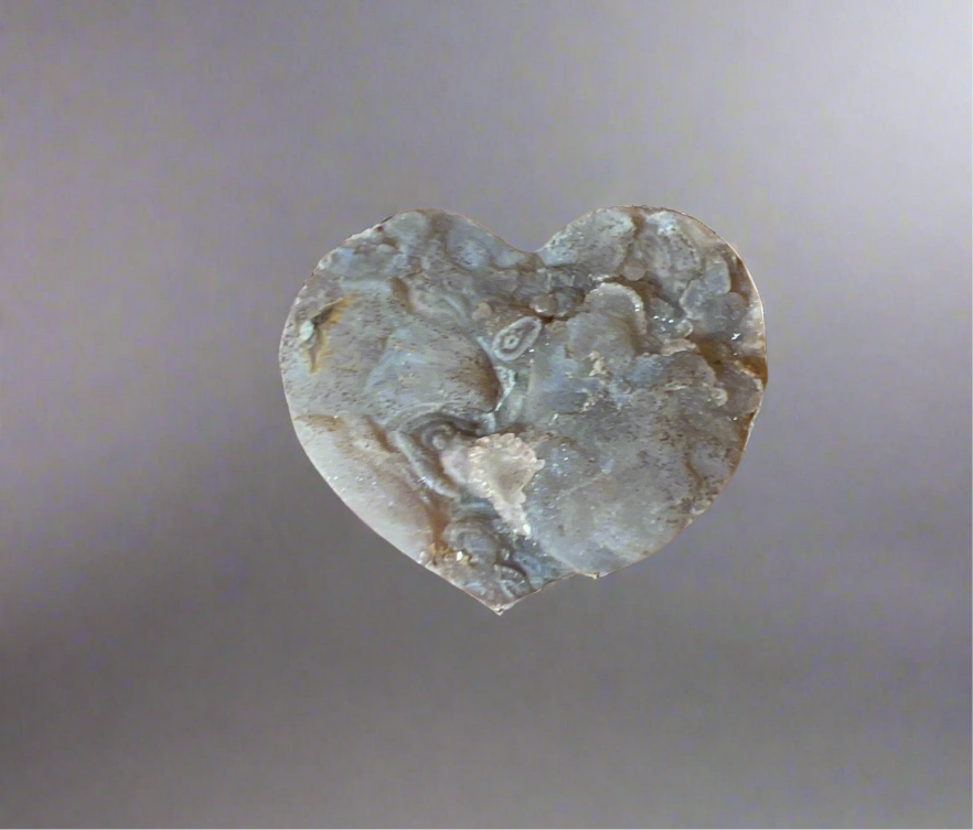 Chalcedony heart