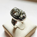 Pyrite Rough Statement Ring - US 9.5