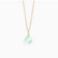 Wanderlust Life - Sea Glass Chalcedony Pendant Necklace