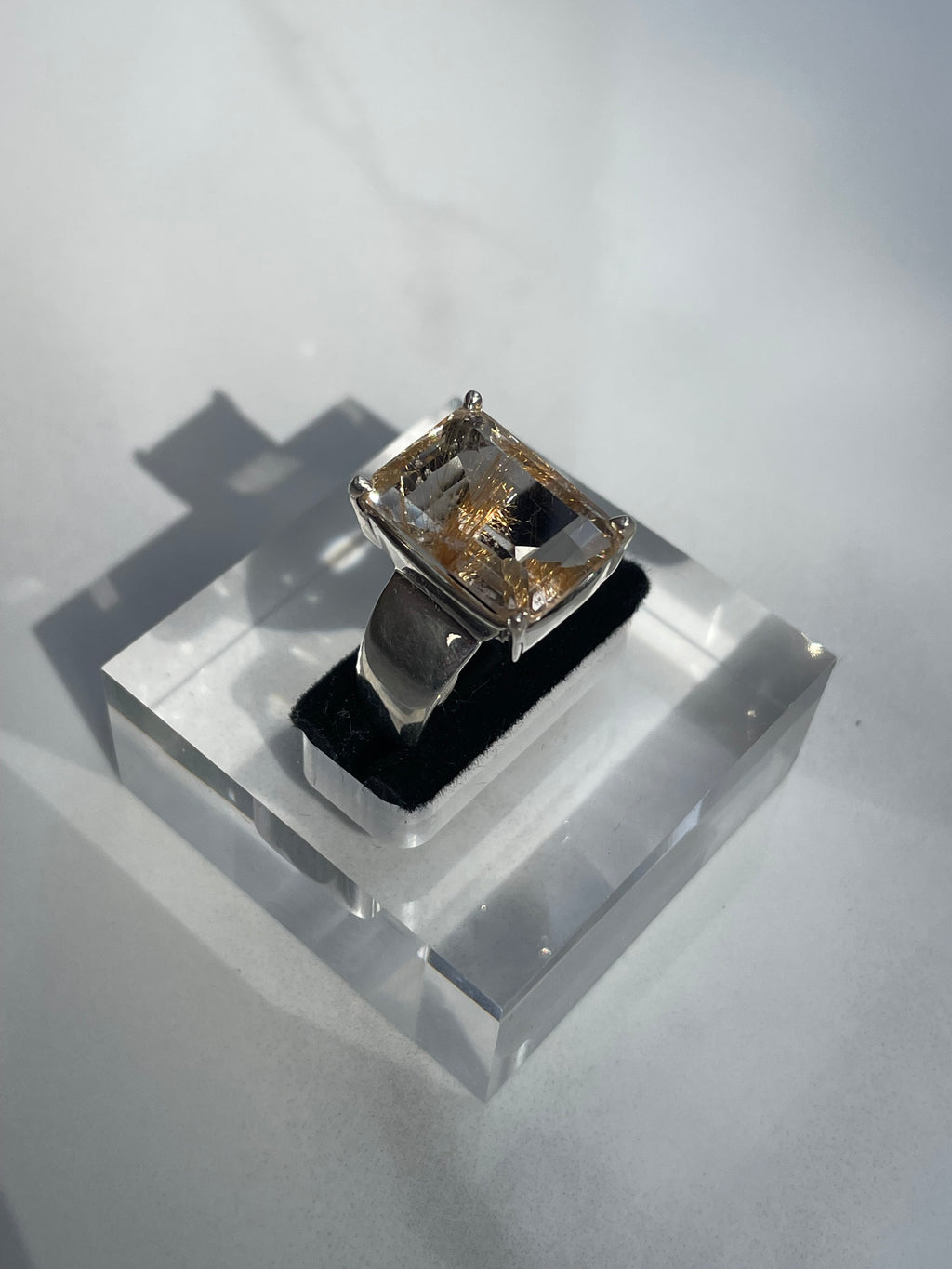 Rutilated Quartz Ring - US 9