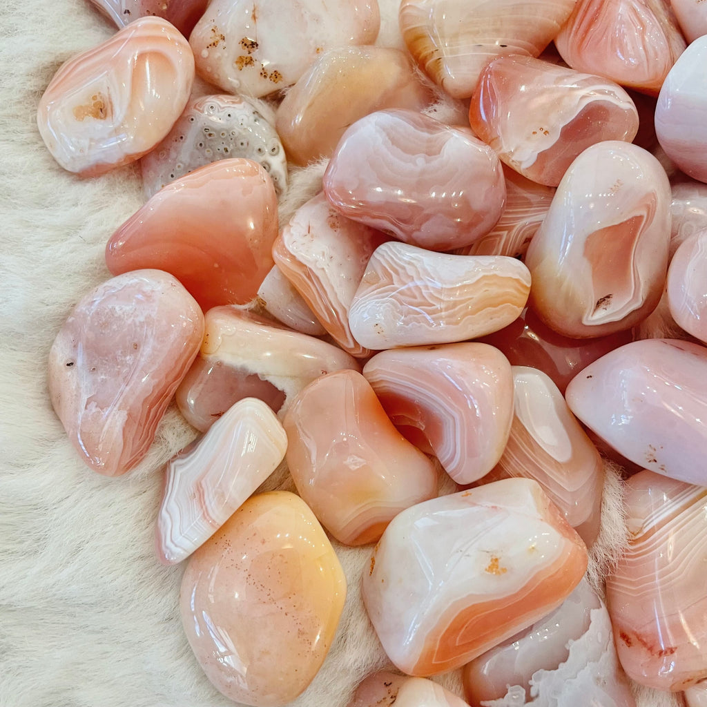 Apricot Agate Tumble