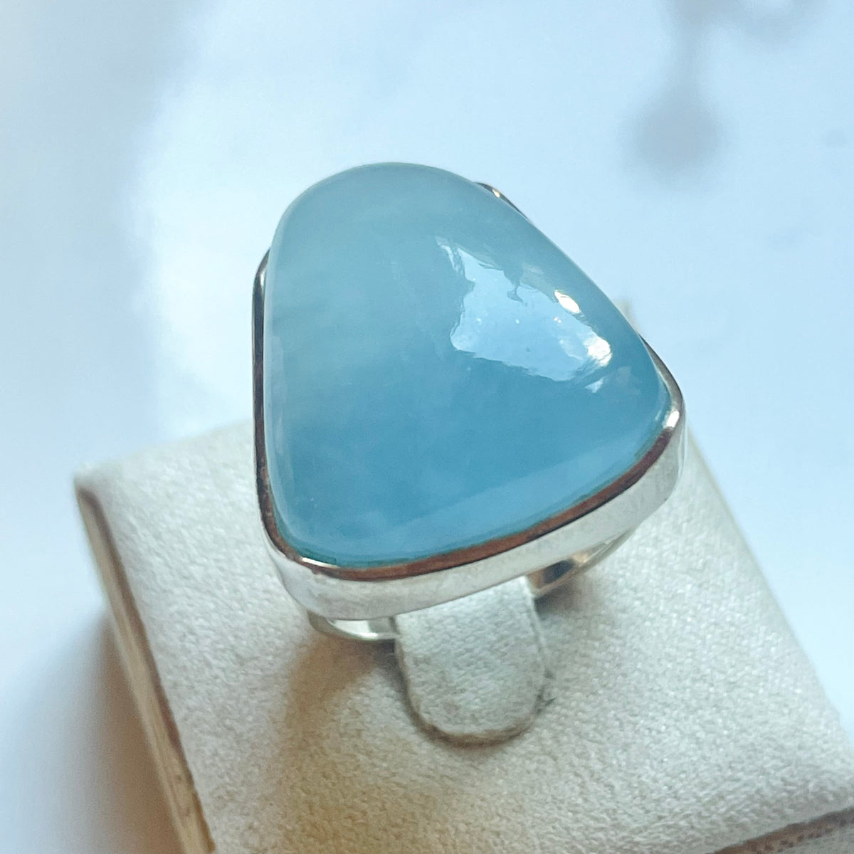 Larimar Large Freeform Ring - US 8