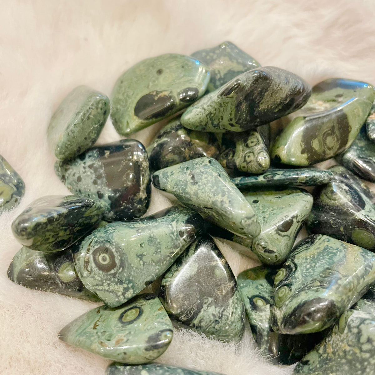 Kambaba Jasper Tumblestone