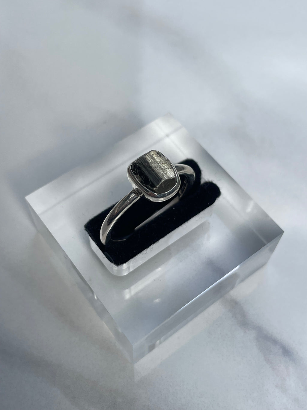 Pyrite Small Chunk Ring - US 9.5