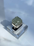 Green Apophylite Statement Ring - US 8
