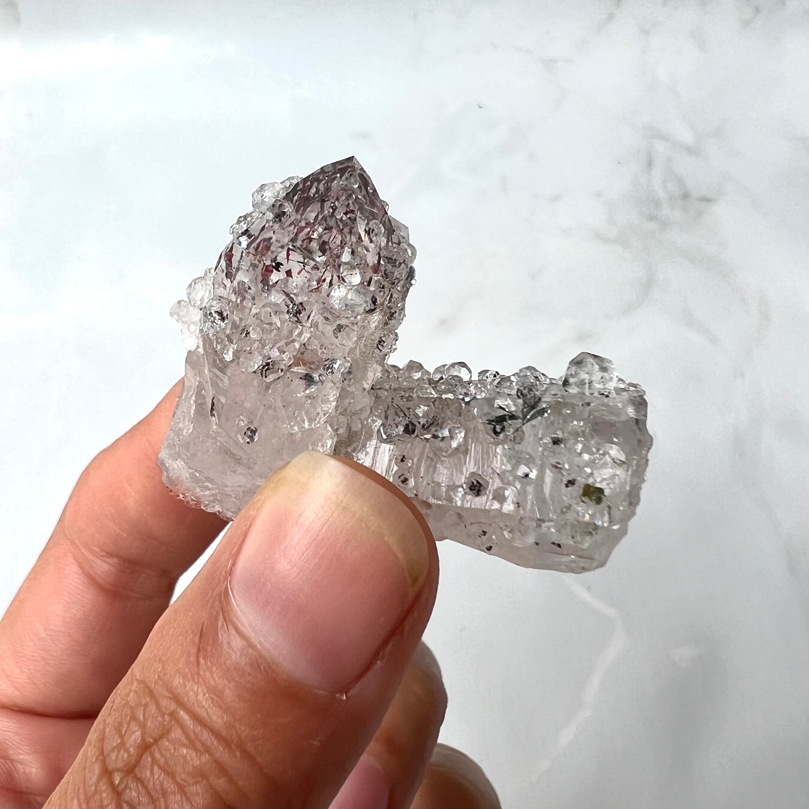 Hematoid inclusions Quartz - Namibia