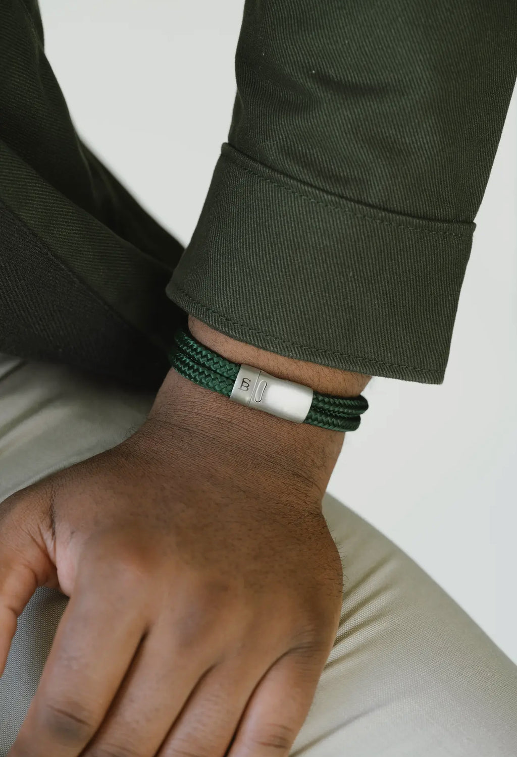 Steel & Barnett - Green Rope Men’s Bracelet
