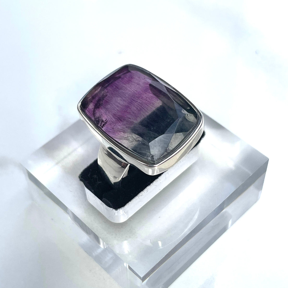 Fluorite Large Rectangle Ring - US 9