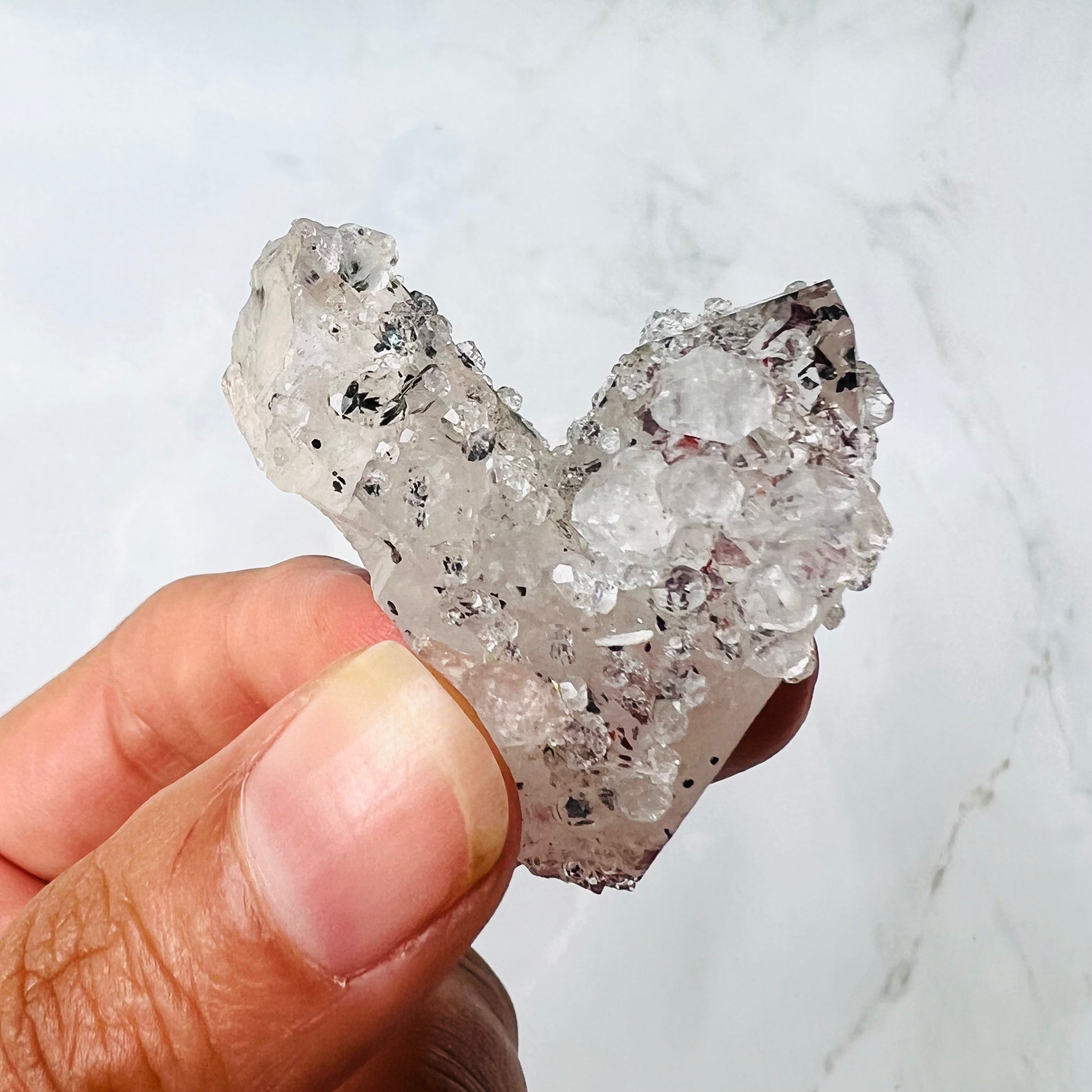 Hematoid inclusions Quartz - Namibia
