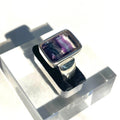 Fluorite Medium Emerald Cut Ring - US 7