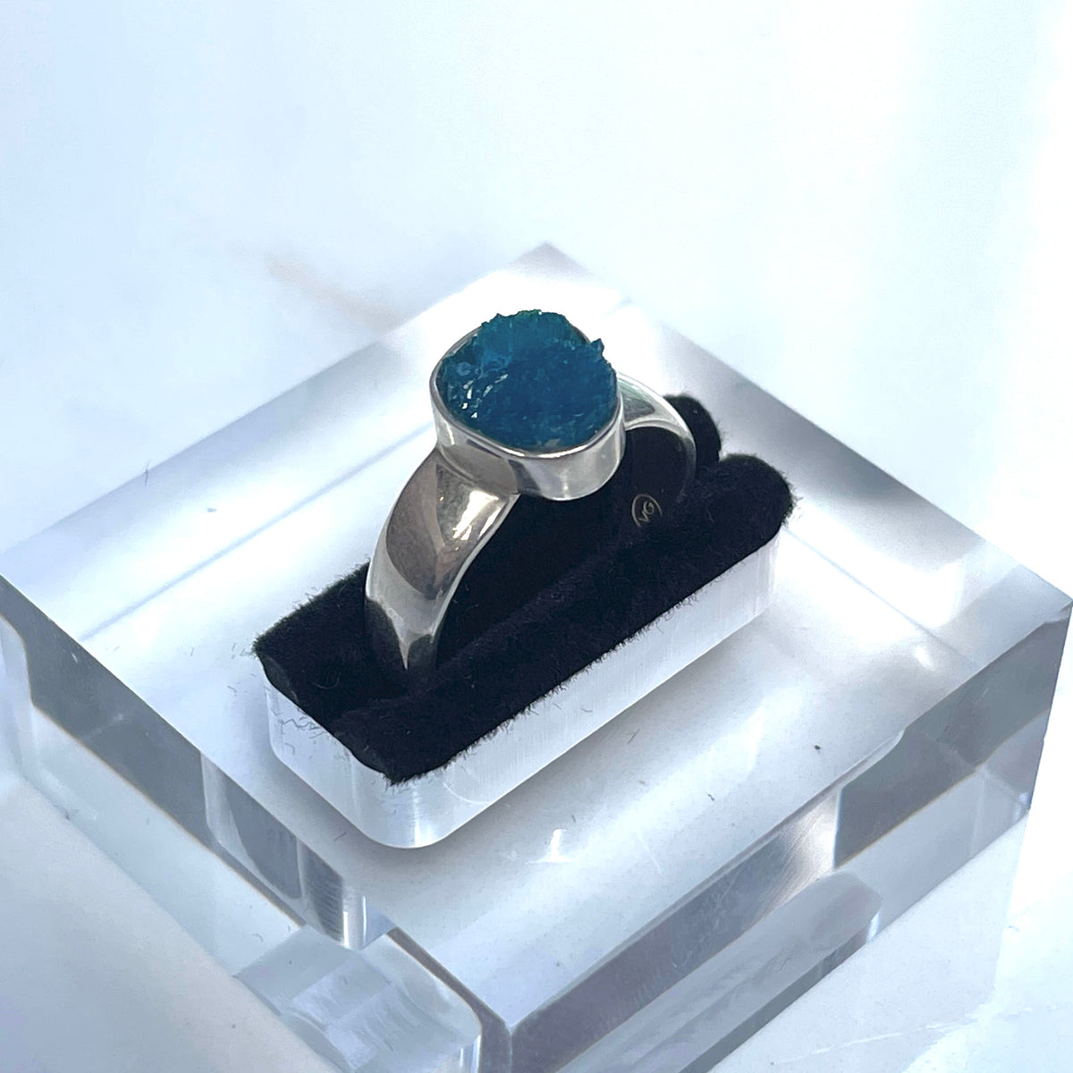 Blue Azurite Ring - US 7