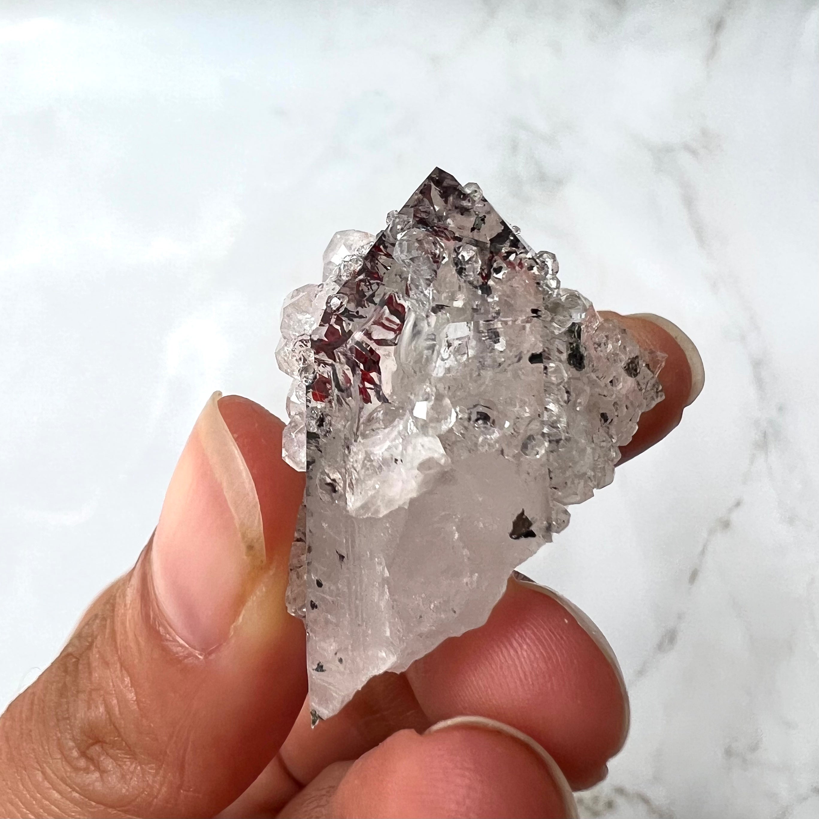 Hematoid inclusions Quartz - Namibia