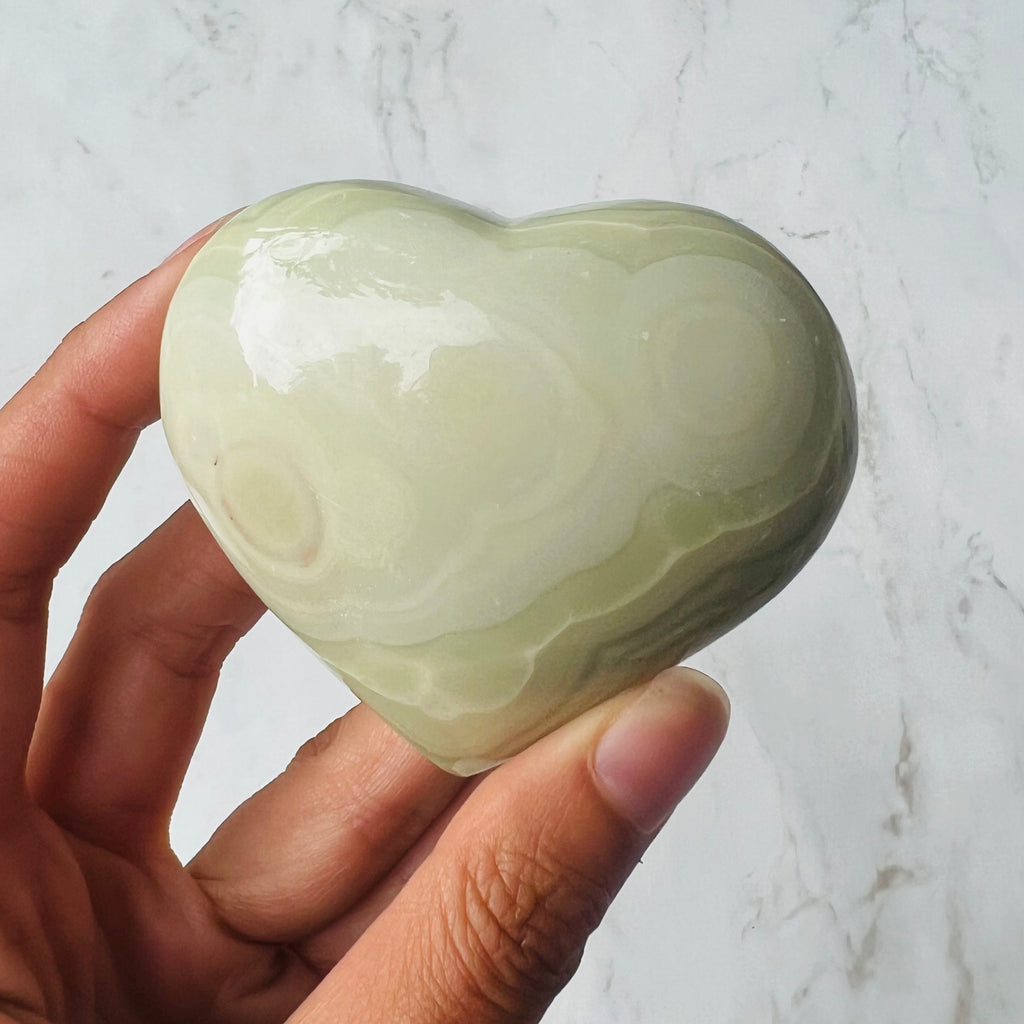Green & Pink Heart
