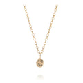 Amy Russell Taylor - 9ct SMALL MOLTEN CORAL ROCK NECKLACE - CHUNKY CHAIN