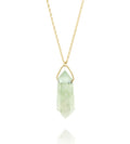 Amy Russell Taylor - Raw Green Amethyst Pendant