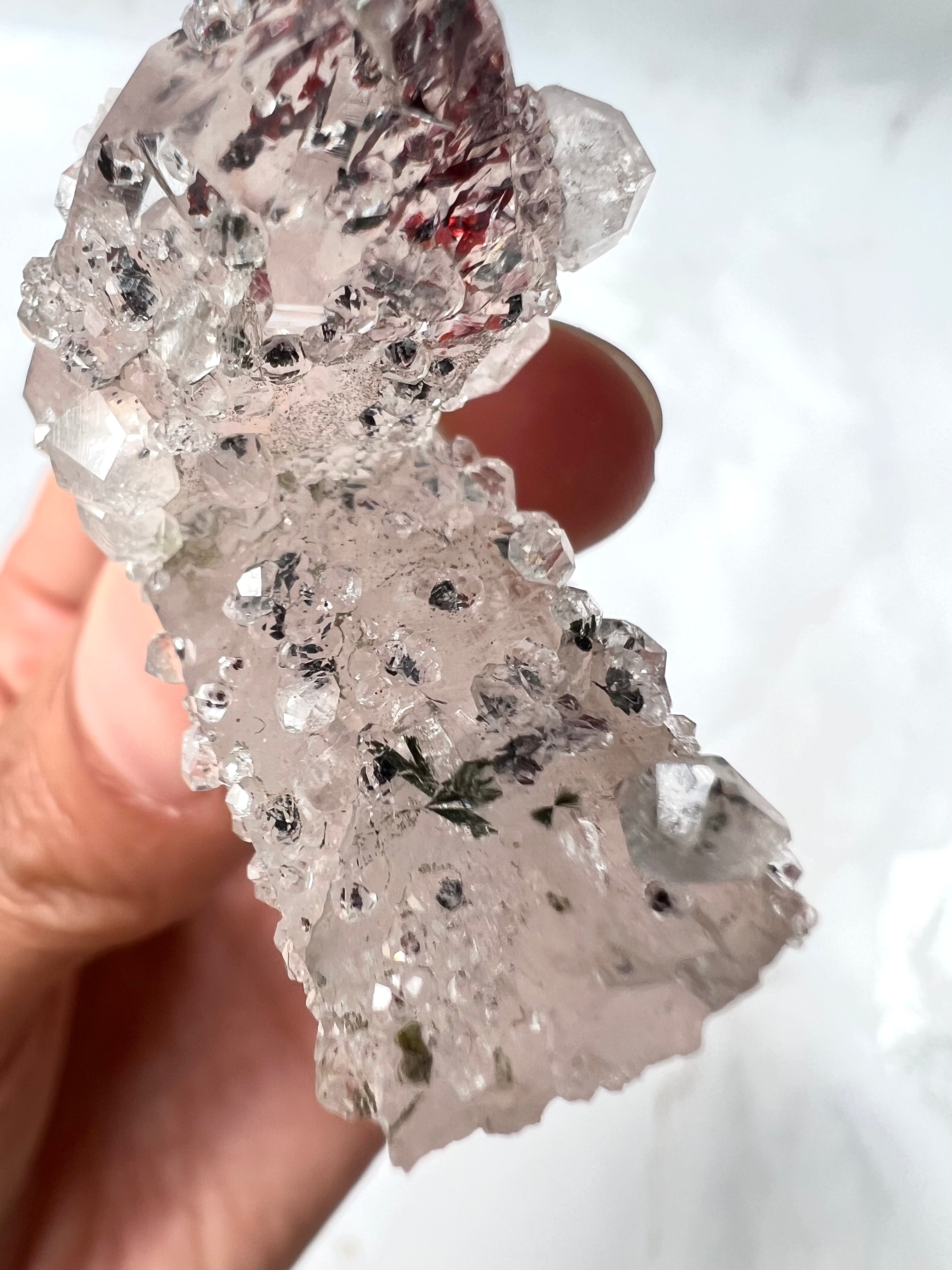Hematoid inclusions Quartz - Namibia