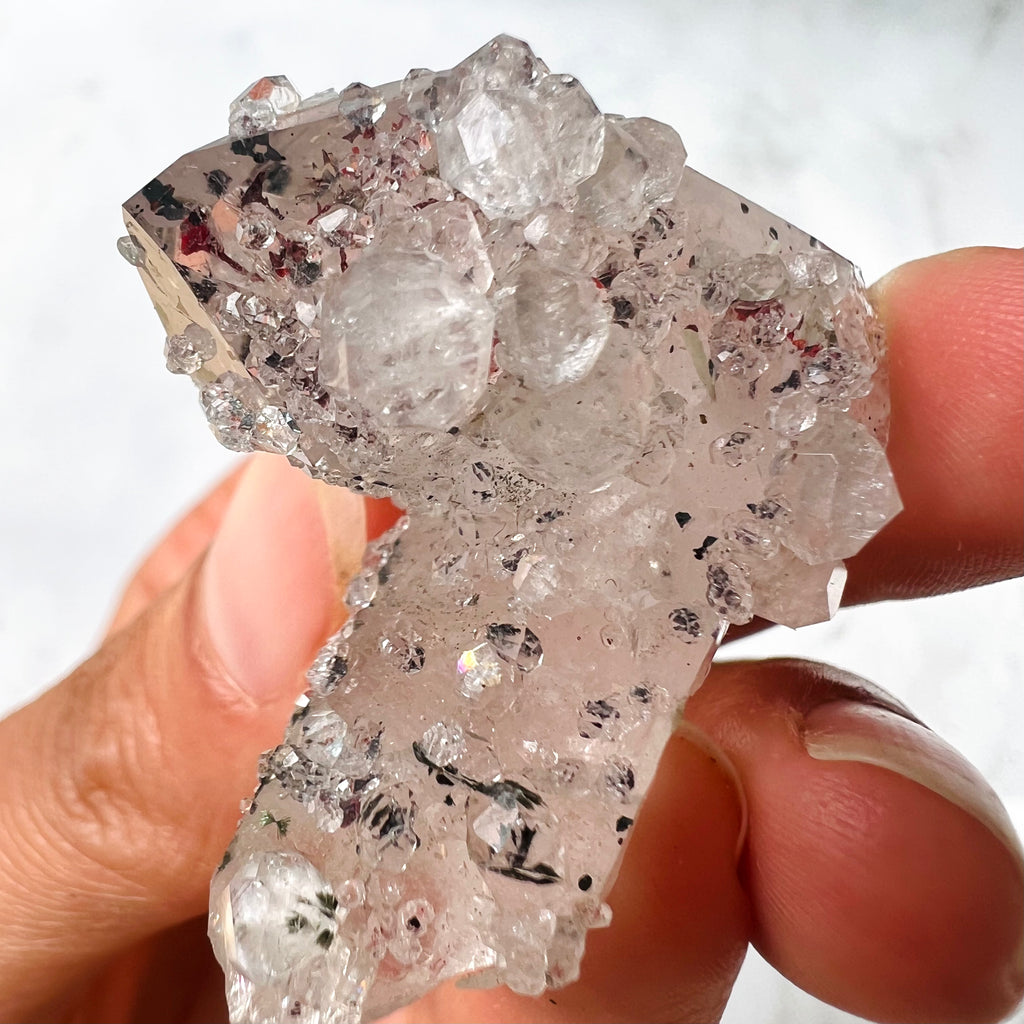 Hematoid inclusions Quartz - Namibia