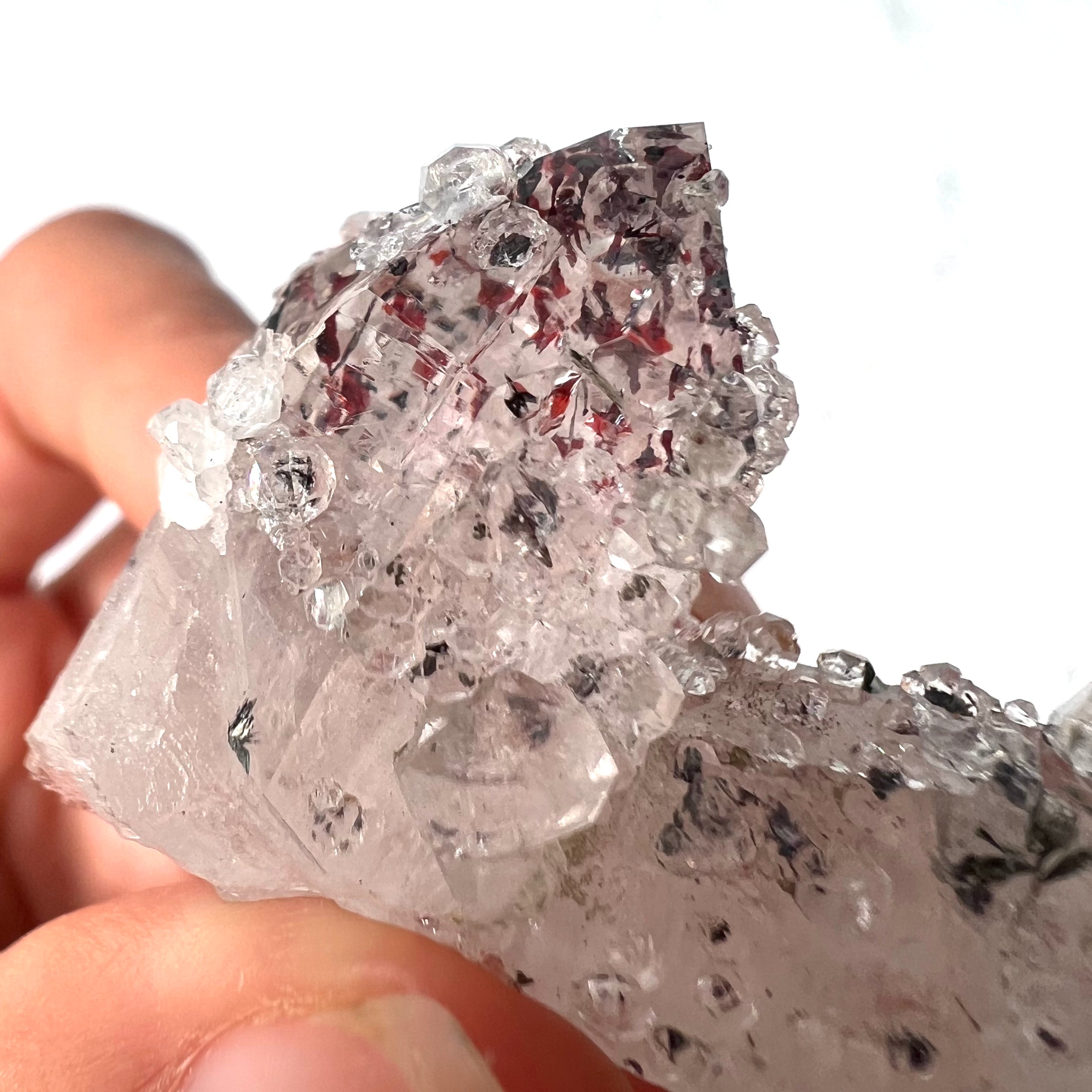 Hematoid inclusions Quartz - Namibia