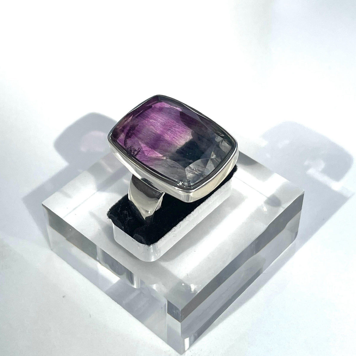 Fluorite Large Rectangle Ring - US 9