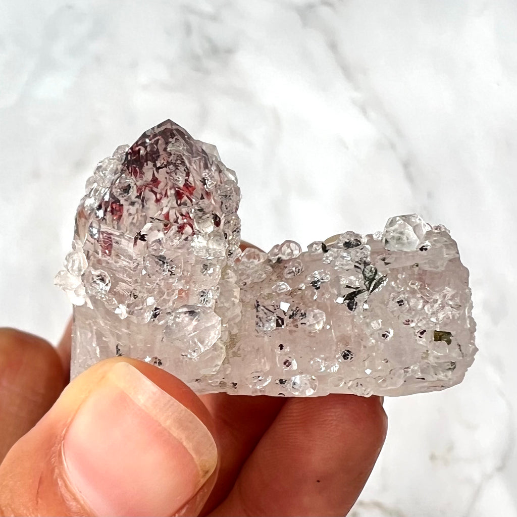 Hematoid inclusions Quartz - Namibia