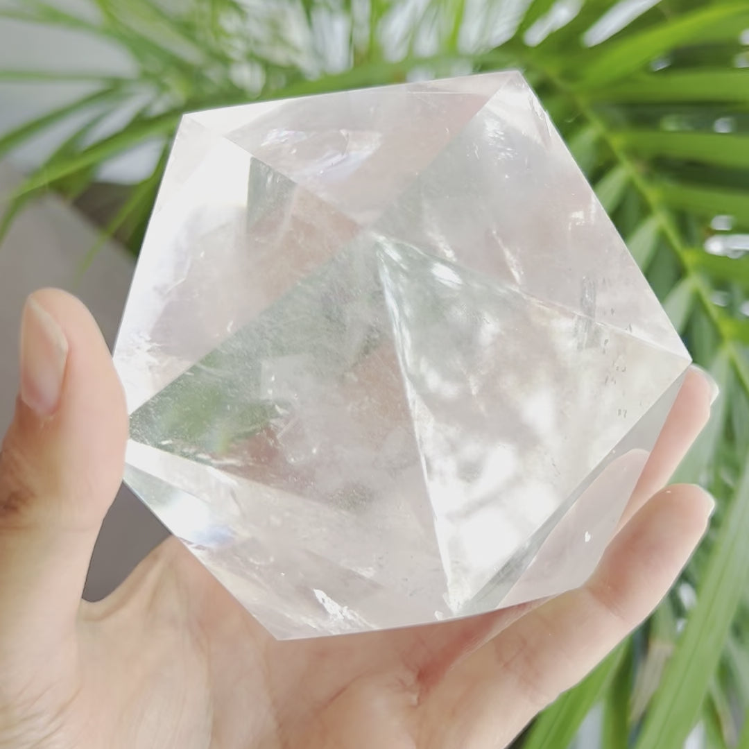 Clear Quartz Icosahedron