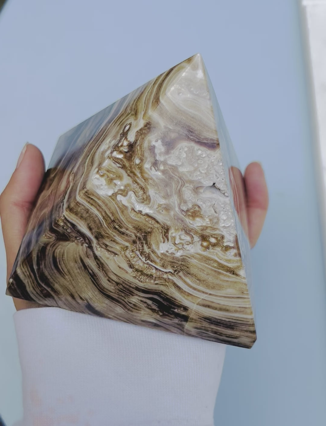 Root Beer Himalayan Calcite Pyramid