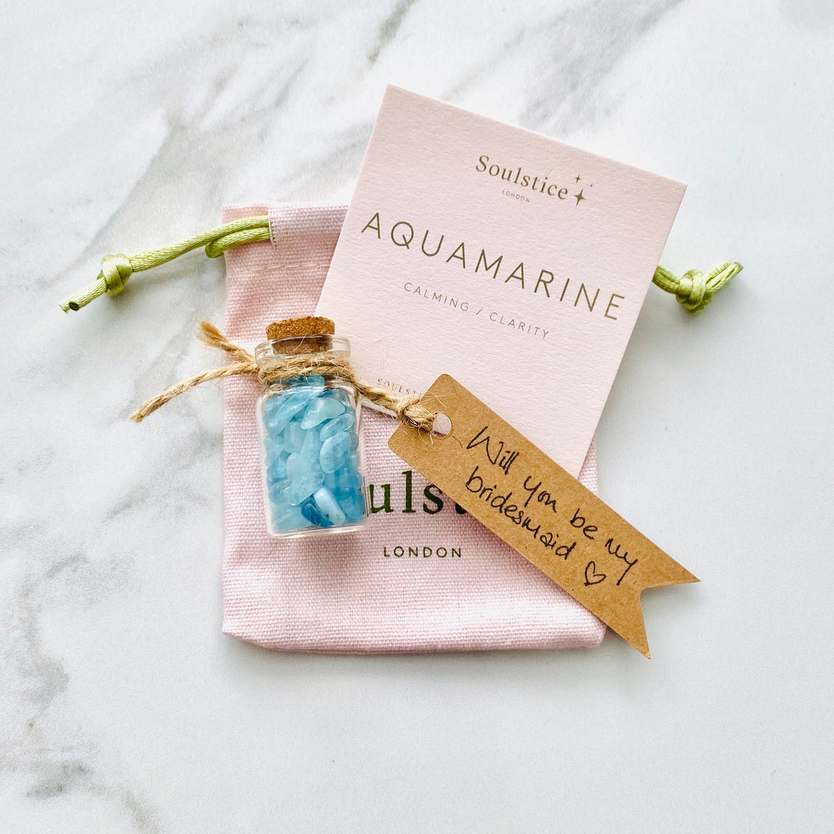 Will You Be My Bridesmaid Pouch (4 Crystal options)