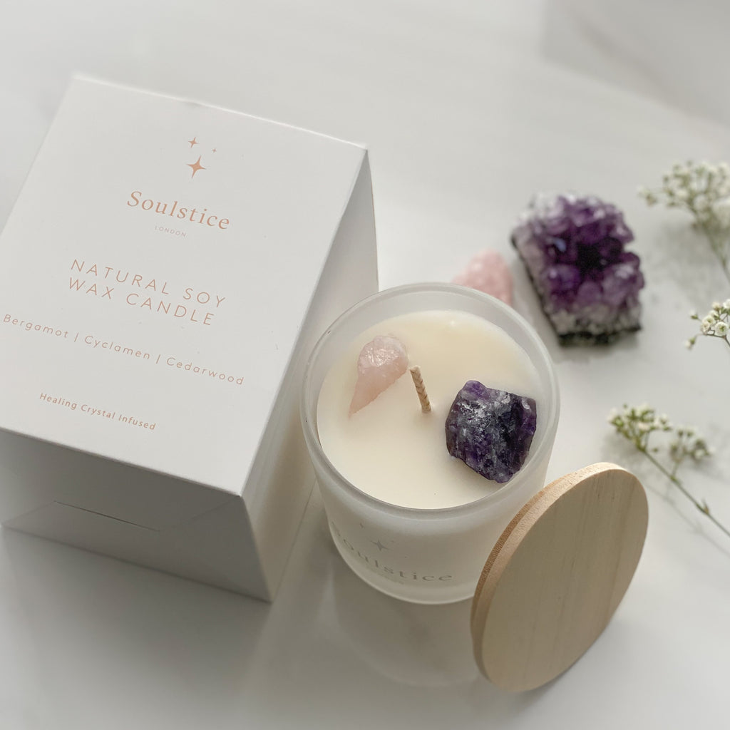 Soulstice Candle (Bergamot, Cyclamen, Cedarwood)