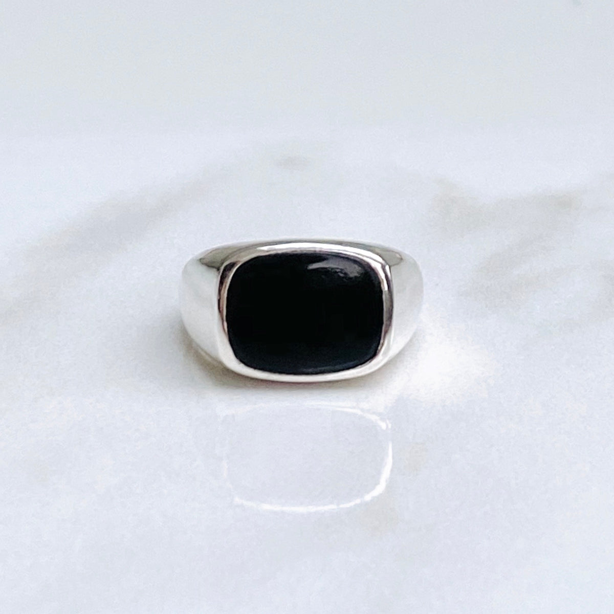Onyx Signet Ring