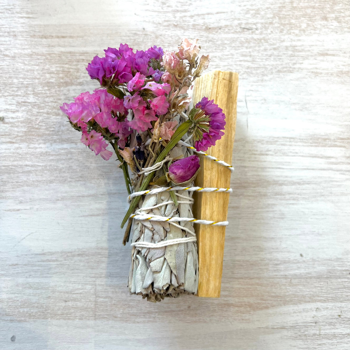 Sage Bundle with Palo Santo & Selenite