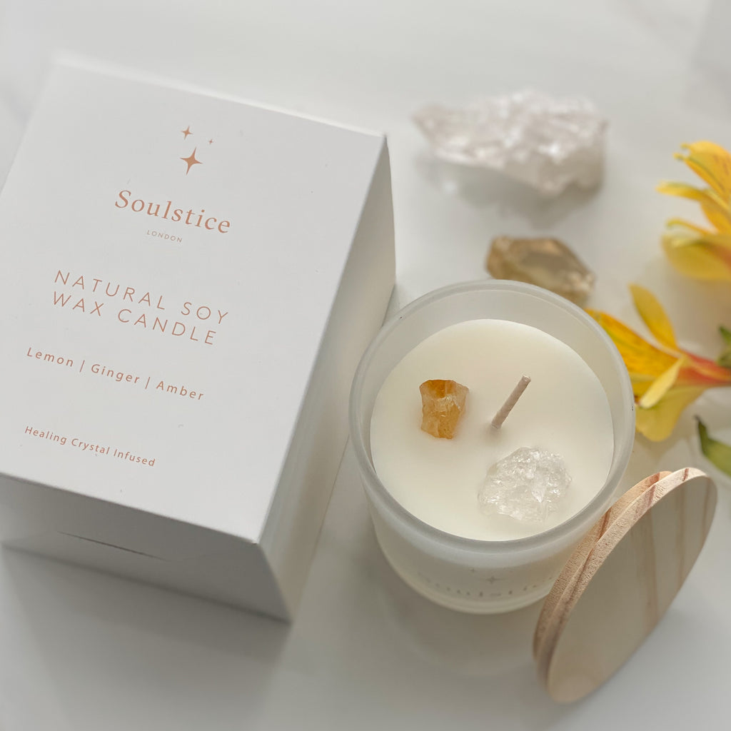 Soulstice Candle (Lemon, Ginger, Amber)
