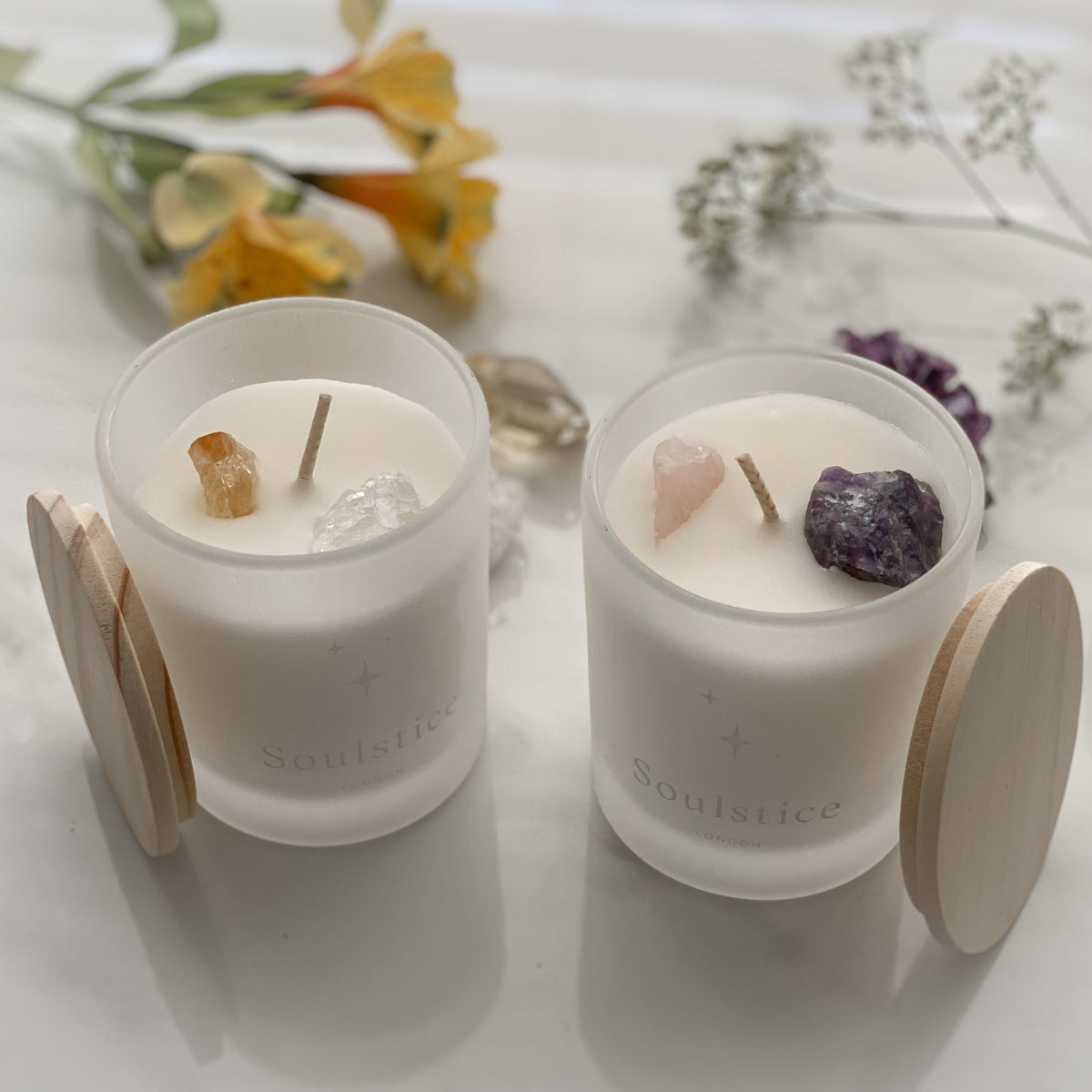 Soulstice Candle (Bergamot, Cyclamen, Cedarwood)