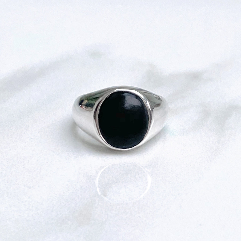 Onyx Signet Ring