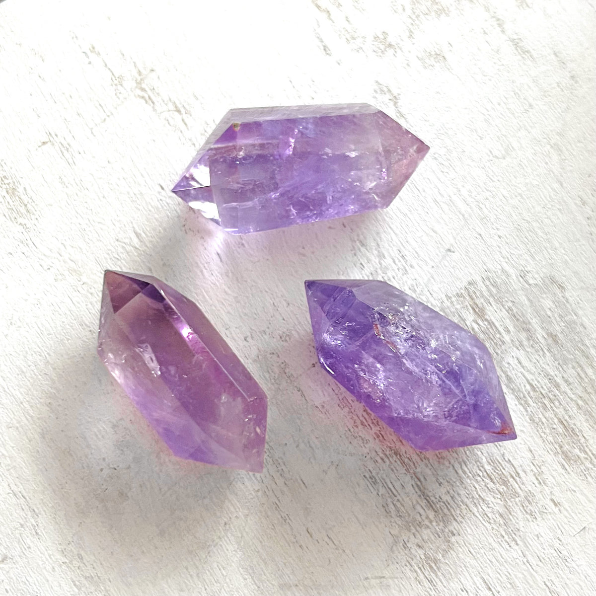 Ametrine Geometric Shapes